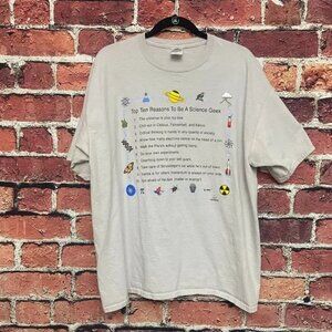 Gildan Geek Shirt Adult Men Extra Large XL Light Purple Telus World Of Science